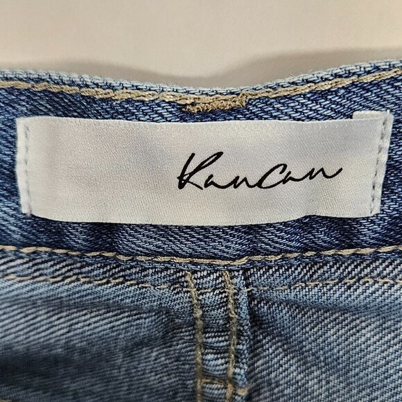 Kancan Ashland High Rise 90s Boyfriend Distressed Jean 9/28 KC7860M - Picture 7 of 9